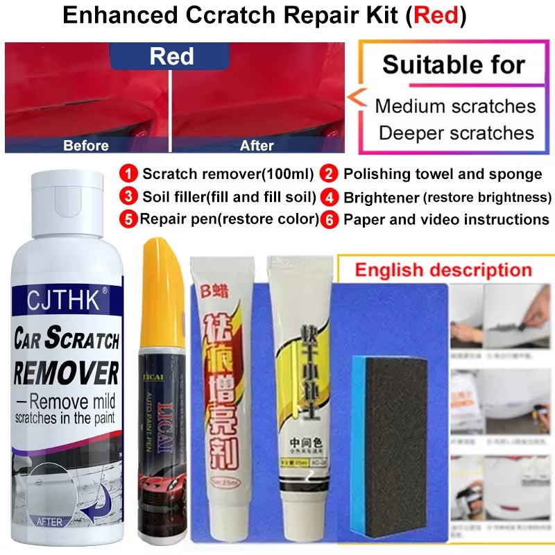 Car Scratch Remover and Polishing Compound for Auto Body Care and Swirl Repair