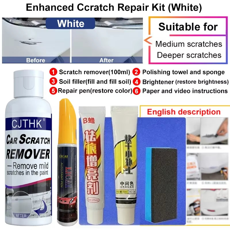 Car Scratch Remover and Polishing Compound for Auto Body Care and Swirl Repair