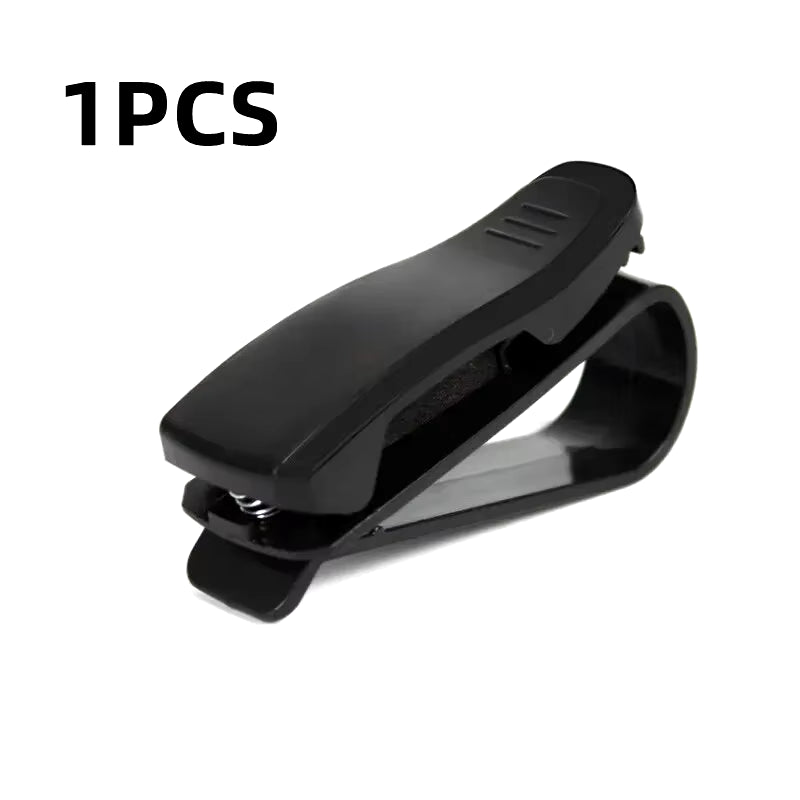 2PCS Universal Car Auto Sun Visor Glasses Box Sunglasses Clip Card Ticket Holder Fastener Pen Case Eyeglasses Clips Accessories