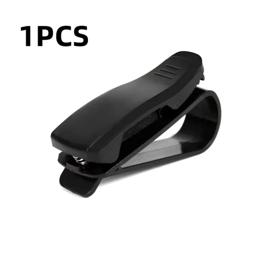 2PCS Universal Car Auto Sun Visor Glasses Box Sunglasses Clip Card Ticket Holder Fastener Pen Case Eyeglasses Clips Accessories
