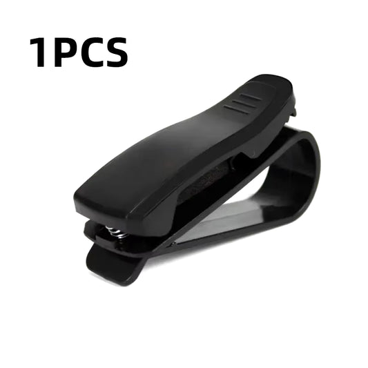 2PCS Universal Car Auto Sun Visor Glasses Box Sunglasses Clip Card Ticket Holder Fastener Pen Case Eyeglasses Clips Accessories