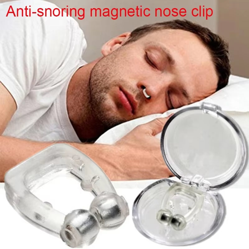 Hot anti Snoring Device Nose Clip Vent Blocker Silicone Snore Stop Ring Silent Snore Sleep Artifact Treatment Aid Night Sleeping