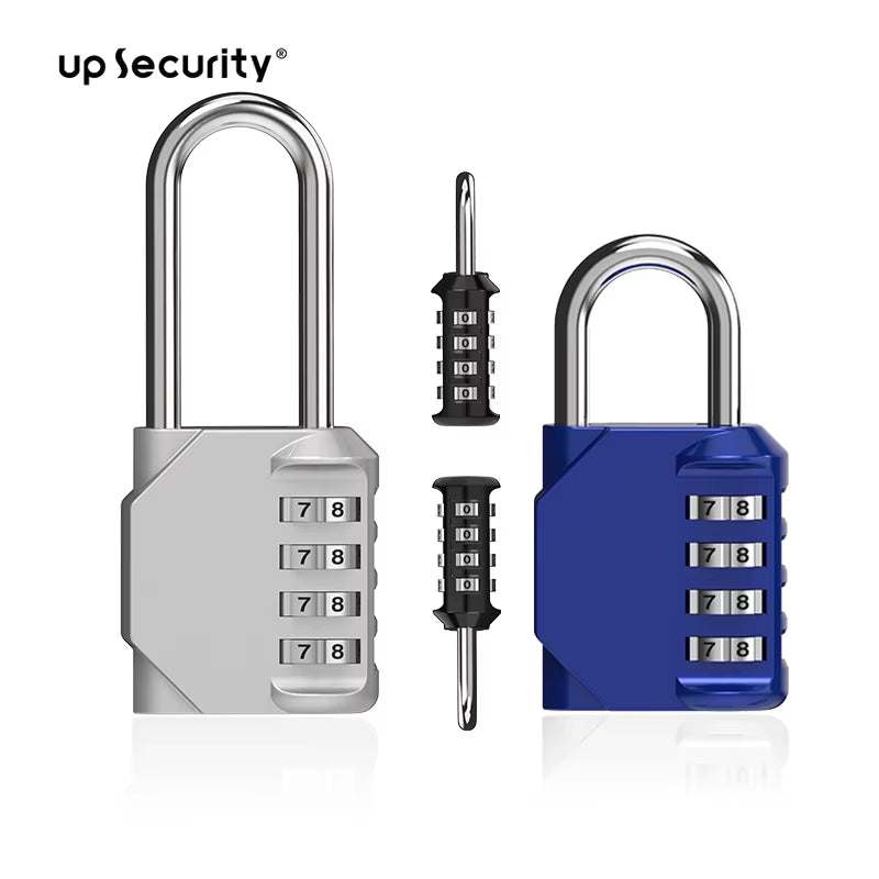 Travel Padlock Anti-Theft Backpack Small Padlock Resettable 3/4 Digit Combination Suitcase Password Code Lock Luggage Padlock