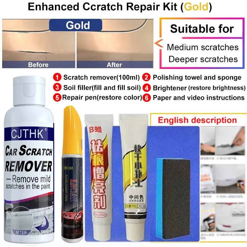 Car Scratch Remover and Polishing Compound for Auto Body Care and Swirl Repair