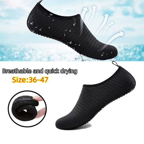 2024 New Beach Water Shoes Unisex Beach Quick-Drying Breathable Swimming Slippers Summer Anti-Slip Casual Sports Water Sneakers