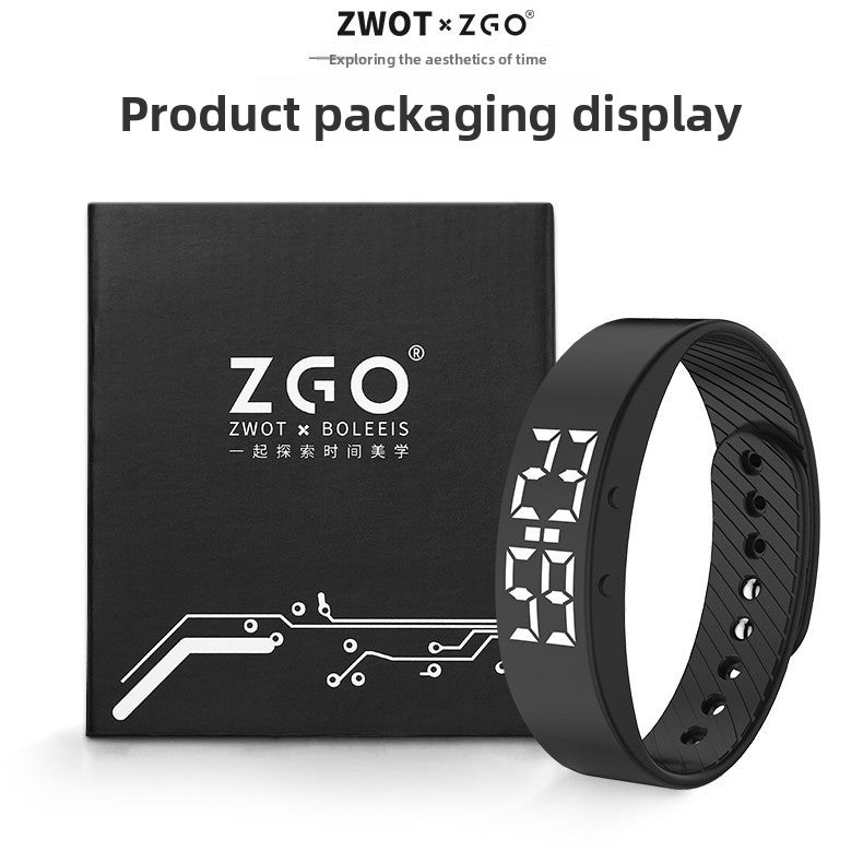 Sports Digital Watch with Vibration Alarm