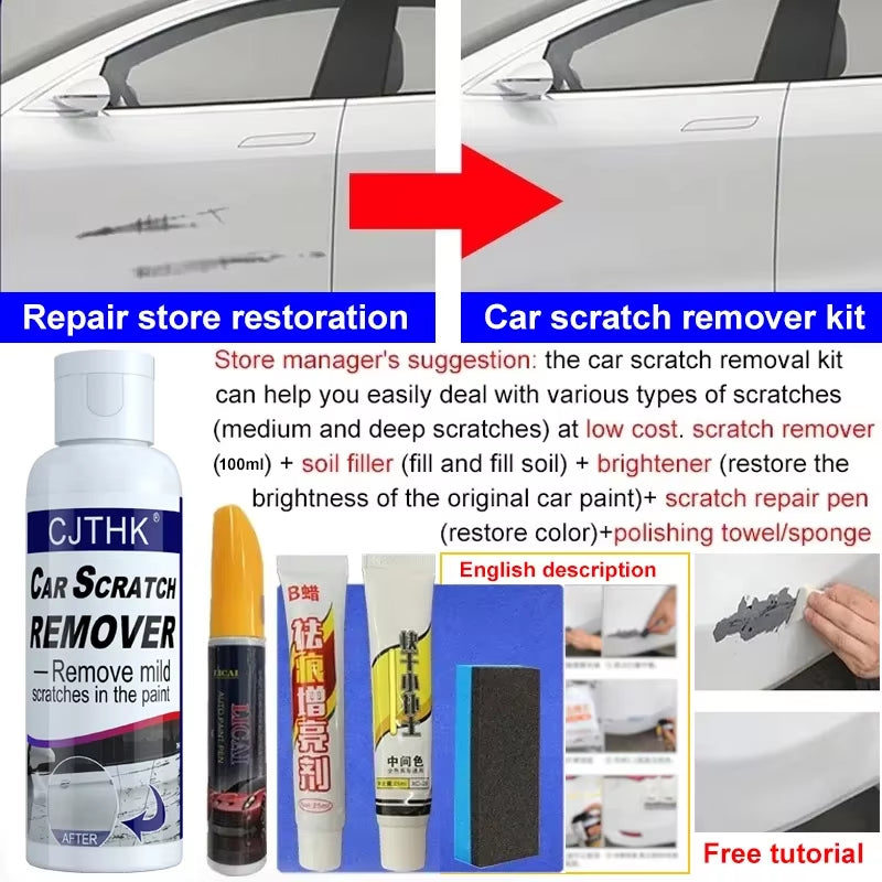 Car Scratch Remover and Polishing Compound for Auto Body Care and Swirl Repair