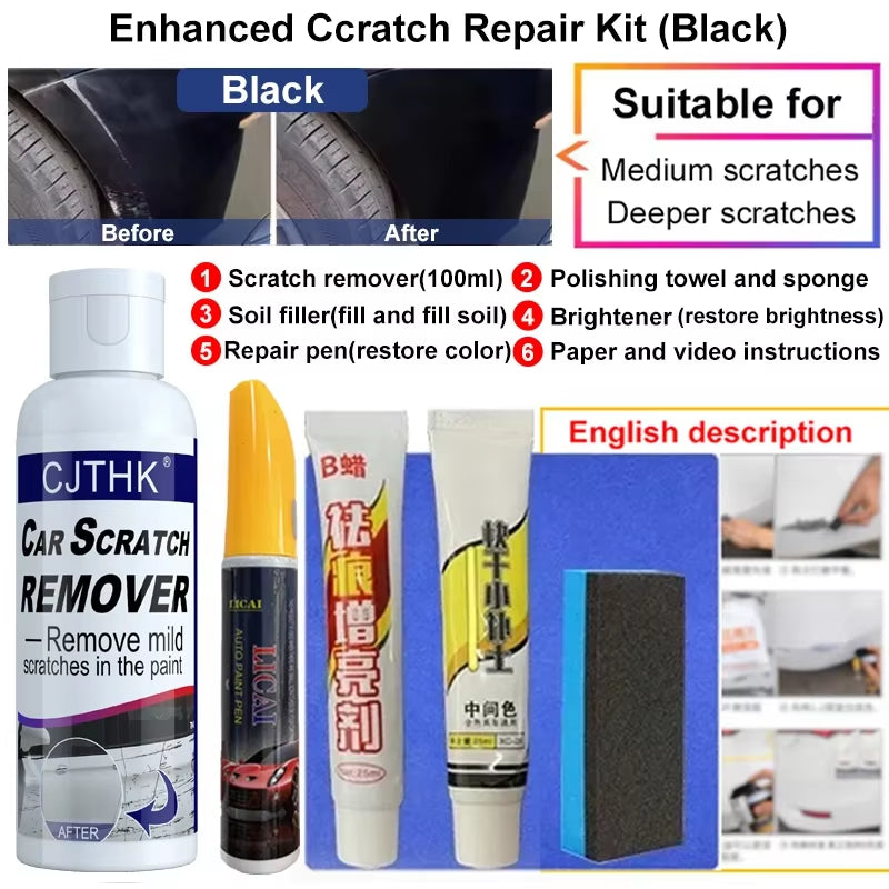 Car Scratch Remover and Polishing Compound for Auto Body Care and Swirl Repair