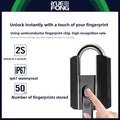 Fingerprint Bluetooth Smart Padlock