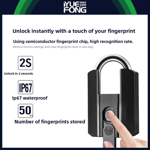 Fingerprint Bluetooth Smart Padlock