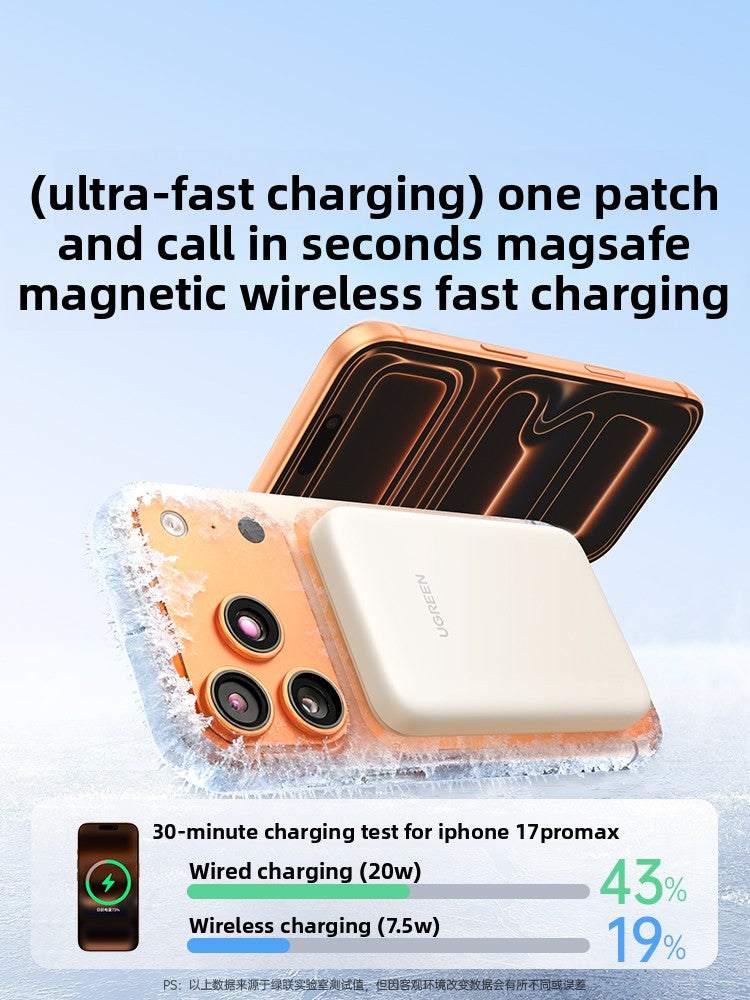 Magnetic Wireless Power Bank with Fast Charging