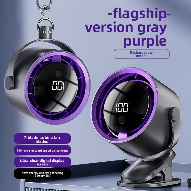 Mini USB Desktop Fan with Clip