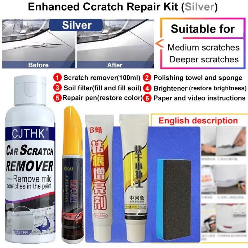 Car Scratch Remover and Polishing Compound for Auto Body Care and Swirl Repair