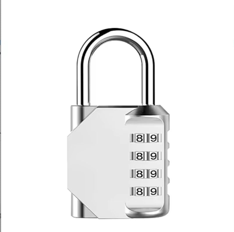 Travel Padlock Anti-Theft Backpack Small Padlock Resettable 3/4 Digit Combination Suitcase Password Code Lock Luggage Padlock