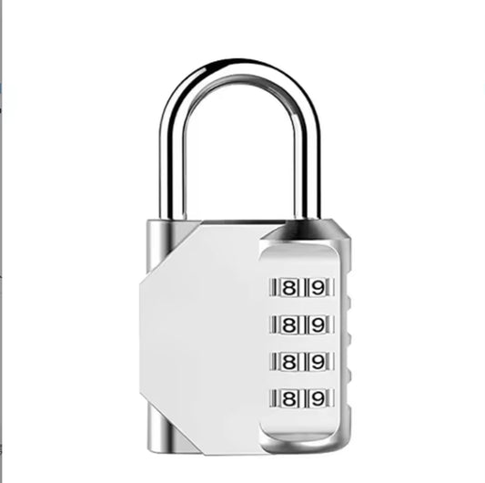 Travel Padlock Anti-Theft Backpack Small Padlock Resettable 3/4 Digit Combination Suitcase Password Code Lock Luggage Padlock